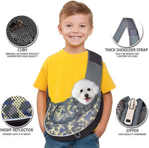 Muestra Gratis, Bolsa de Transporte Transpirable para Gatos, Transportín para Perros y Gatos, Bolsa de Viaje para Exteriores, Portátil, Segura, Plegable, de Malla - Product Image 3