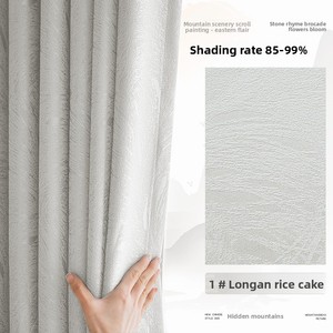 Tende Jacquard di Alta Precisione di Shaoxing, Moderne Tende Oscuranti di Lusso in Poliestere Personalizzabili per Tutte le Stagioni - Product Image 6