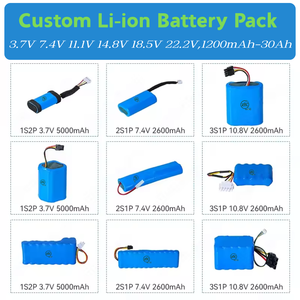 맞춤형 리튬 이온 11.1V 12V <span class=keywords><strong>7.4V</strong></span> 2600mAh 미니 휴대용 <span class=keywords><strong>DVD</strong></span> 플레이어 리튬이온 18650 충전식 배터리 팩 - Product Image 3