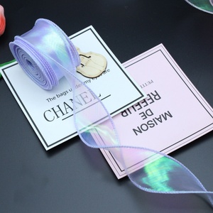 Cinta de Organza de Tres Hilos para Envolver Flores, Decoración de Ropa, Lazos para el Cabello - Product Image 5