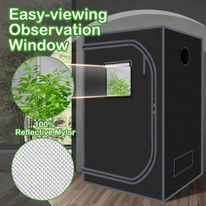Invernadero de Tela para Cultivo de Plantas de Interior, Modelo 600d/1680d, <span class=keywords><strong>Pequeño</strong></span> y Moderno, con Marco de Acero, Fácil de Montar, Impermeable y Ecológico para Uso Doméstico - Product Image 4