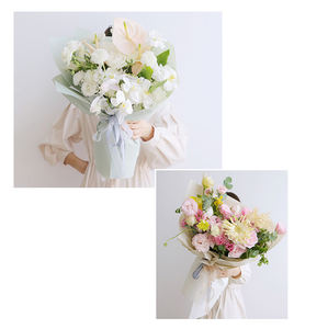 Papel <span class=keywords><strong>de</strong></span> Regalo Grueso Estampado en Relieve, 100% Impermeable, Color Liso, Compuesto, 59*59CM, KFZ 80-90 MIC, Venta al por Mayor - Product Image 6