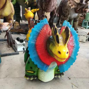 Venda quente dinossauro ao ar livre passeios para crianças entretenimento equipamentos