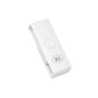 Lector y Grabador de Tarjetas con Chip EMV IC USB Tipo C Portátil, Pequeño y Elegante, Modelo ACR39U-NF