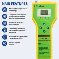 Détecteur de gaz LEL portable CAATM, analyseur de gaz combustible 0-100% LEL, alarme de fuite de méthane et de propane