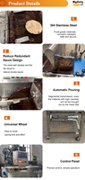 MY Table Top Biscuit Chocolate Bonbon Cover Enrobe Machine Date Coating Line with Chocolate