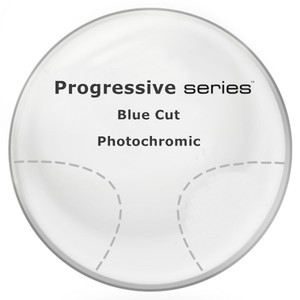 Hmc-gafas ópticas fotocromáticas de policarbonato 1,59, lentes bifocales graduales multifocales, gran bloque de luz azul, corte azul - Product Image 4