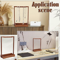 Décoration de bureau de style chinois, étagère en bois sculptée, porte-pinceaux de calligraphie, porte-stylos, décoration de bureau artisanale, cadeau