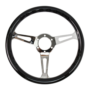 Volante Deportivo de Alta Calidad para Automóviles Clásicos, 380 mm, ABS, Negro, Estilo Vintage - Product Image 3
