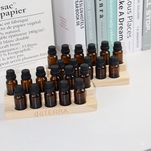 Nhỏ 12-Lưới Tre Gỗ Tinh Dầu Và Gia Vị Lưu Trữ Giá Hiện Đại 15Ml Máy Tính Để Bàn Tổ Chức - Product Image 1