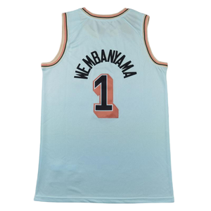 San <span class=keywords><strong>Antonio</strong></span> 1 para Hombre 2026 #   Wembanyama # Camiseta Deportiva Transpirable de Baloncesto 4 De Aaron, Edición Ciudad, para Fanáticos, Verano - Product Image 5