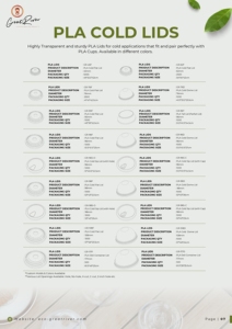 Couvre-boisson (avec bouchon) - 98 mm, couvercles biodégradables, couvercles jetables, couvercles écologiques - Product Image 3