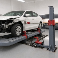 Système de redressage de châssis pour atelier de réparation de carrosserie, outil de tôlerie certifié CE, banc de traction pour châssis, marque Tonghong AC