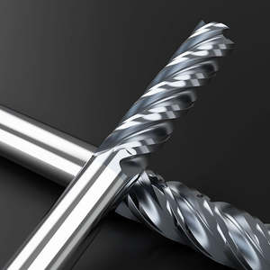 Huhao <span class=keywords><strong>Carbide</strong></span> phay máy cắt CNC bốn Flute End Mill Cutter vuông End Mill <span class=keywords><strong>Carbide</strong></span> hrc70 cho kim loại h12320103 - Product Image 3