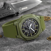 Relogio Masculino SKMEI 2091 Synchrone Anzeige Analog-Digital Wasserdichte Weltzeituhr Alarm Multifunktionsuhr