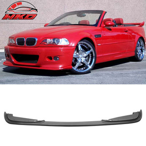 Fits For BMW E46 M3 01-06 H Style Front Bumper <b>Lip</b> Spoiler <b>Splitter</b> Kit PU Unpainted High Quality Exterior Accessory - Product Image 1