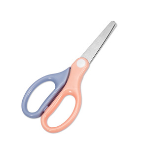 Office Scissors Stainless Steel Straight Head Purple Powder Home Use Bulk Size - Product Image 3
