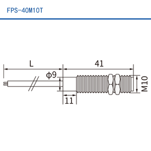 FPS-40M10T M10 สวิตช์แม่เหล็กทองเหลือง 100VAC เซ็นเซอร์ประตูตู้ - Product Image 2