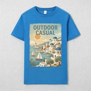 Camisetas al por mayor para hombre, vintage, con estampado gráfico, personalizadas, de bajo precio, informales, de manga corta, cuello redondo, para verano, vacaciones, playa. - Product Image 1