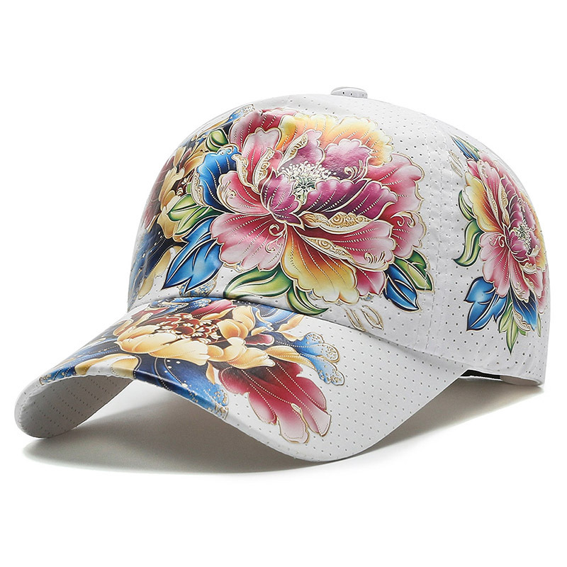 Shop Stylish Summer Flower Floral Print Trucker Hats