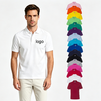 Polo en coton 220 GSM grande taille pour hommes et femmes, manches courtes décontractées avec col, logo personnalisé, polos de golf, t-shirt professionnel