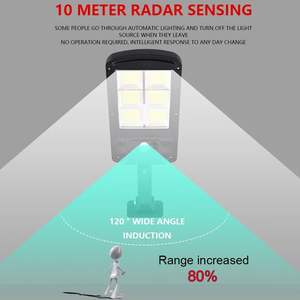Güneş sokak işıkları açık güneş lambası 3 işık modu ile su geçirmez hareket sensörü güvenlik aydınlatması bahçe veranda yolu Yard için - Product Image 2