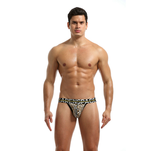 Popular Promotional Open Back Custom Printed Pattern High Quality <strong>Mens</strong> <strong>Thong</strong> Brief - Product Image 3