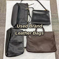 Sacs à bandoulière d'affaires vintage en cuir véritable d'occasion pour ordinateur portable, idéaux pour le bureau, le travail et les voyages