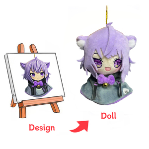 Ce CPC OEM ODM các nhà sản xuất tùy chỉnh Kawaii Chất lượng cao sang trọng hình đồ chơi thấp moq sang trọng Keychain đồ chơi tùy chỉnh sang trọng Keychain - Product Image 3