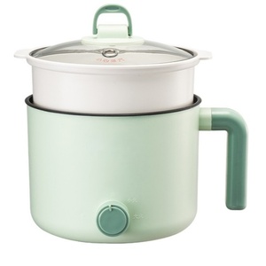 Casserole électrique 1,2 L, mini-cuiseur, revêtement antiadhésif, couvercle en verre trempé, cuiseur multifonction portable pour un usage domestique - Product Image 1
