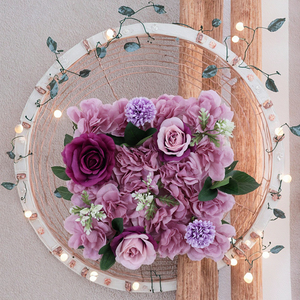 30 cm Rose künstliche Blume Wand Panel Dekor Hintergrund Hintergrund für Hochzeits feier Geburtstag Blumen Wand dekoration - Product Image 1