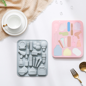 Nouveau moule en silicone <span class=keywords><strong>pour</strong></span> <span class=keywords><strong>fondant</strong></span> outil de beauté 17 trous <span class=keywords><strong>parfum</strong></span> cosmétiques chocolat bonbons gâteau décoration moule en silicone - Product Image 2