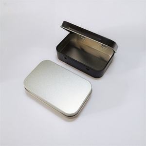 Boîte <span class=keywords><strong>en</strong></span> fer carrée 95 à couvercle rabattable pour outils de beauté, clé USB, câble de données, cosmétiques, bijoux et petits objets - Product Image 2