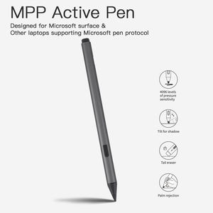 Stylet actif haute sensibilité 4096 niveaux de pression avec rejet de la paume pour Microsoft <span class=keywords><strong>HP</strong></span> <span class=keywords><strong>Surface</strong></span> Pro MPP Dell - Product Image 4