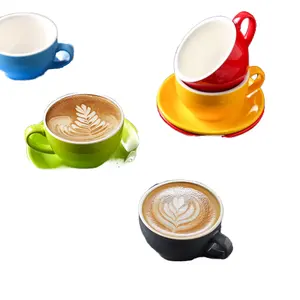 咖啡杯带茶托浓缩咖啡杯咖啡厅家用接受定制茶杯古典陶瓷贸易保证经典