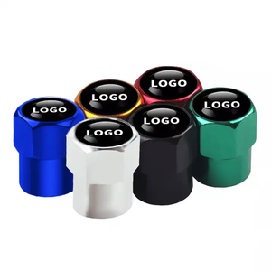 Tappi Valvola <span class=keywords><strong>Pneumatici</strong></span> in Alluminio con Logo Personalizzato, 4 Pezzi/Sacchetto, <span class=keywords><strong>per</strong></span> Tutti i Loghi <span class=keywords><strong>Auto</strong></span>, Accessori <span class=keywords><strong>Auto</strong></span> - Product Image 3