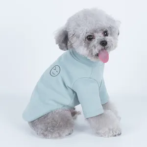 Fashion Pet Shirts Gedrukt Knipoog Patroon Hond Kleding Katoen Kleding