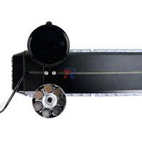 Luz de barra LED automática portátil de 25 pulgadas y 64 cm, estroboscópica baliza de cuatro lados, dos filas para mejorar el trabajo en la carretera y la seguridad de conducción