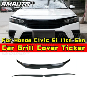 Autocollant de protection pour calandre de voiture, sans perçage, pour Honda Civic Si 11e génération, pièce de modification de kit carrosserie, accessoires automobiles - Product Image 2
