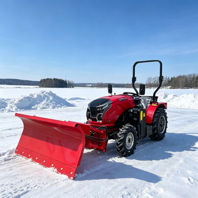 50HP Multi-Functional  Tractor - Compact, Maneuverable, Compatible with Implements, Front Snow Blade