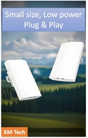 Extensor de Wi-Fi Profesional para Exteriores con Alimentación de 12V y 10 Puertos LAN de 100Mbps para Uso Industrial, Doméstico y de Oficina