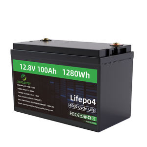 Paquete de batería de iones de litio de 12V Sistema de almacenamiento de energía solar Fuente de alimentación Montaje en pared 100ah 400ah Capacidades Tecnología Lifepo4 - Product Image 1