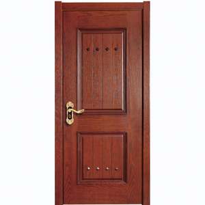 Porte en bois massif durable sur mesure de l'usine de Foshan, style italien, porte intérieure en bois pour chambre à coucher, porte intérieure de maison, porte de pièce pour maison - Product Image 5