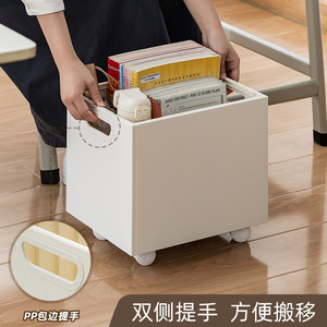 Storage Box Bin 32x24x25 Cm With Casters For Organizing And Storage Rectangle PP Material Eco Friendly - Product Image 4