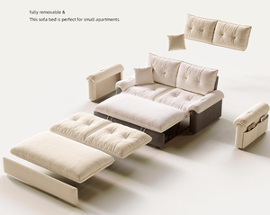 Nouveau Canapé-Lit Pliant et Extensible 2026 en Tissu Double Usage <span class=keywords><strong>pour</strong></span> Petits Salons et Chambres - Product Image 3