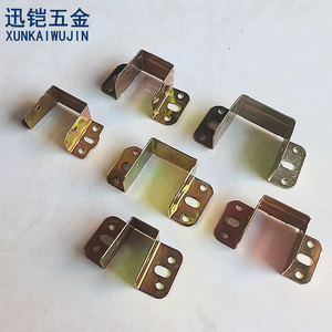 Bisagra para Muebles Xunkai Wujin, 2.5 mm, Acero Laminado en Frío, Estampado Industrial, Soporte de Montaje Superficial Duradero para Soporte de Cama de Madera - Product Image 3