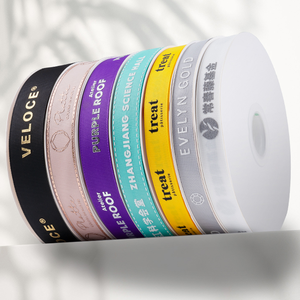 Vente en gros <span class=keywords><strong>Ruban</strong></span> de <span class=keywords><strong>satin</strong></span> recyclable 38mm simple/double face Rouleau de <span class=keywords><strong>ruban</strong></span> imprimé cadeau <span class=keywords><strong>Ruban</strong></span> <span class=keywords><strong>blanc</strong></span> personnalisé 100% polyester avec logo - Product Image 4