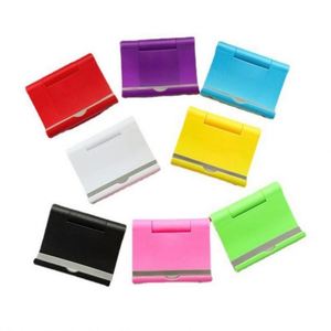 Custom Logo Universal Portable Adjustable Plastic/PP Material Silk Screen Printed Cell Phone <b>Stand</b> Foldable Holder for <b>Desktop</b> - Product Image 5