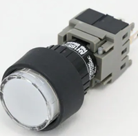 Vente flash : Interrupteur à bouton-poussoir éclairé AH164-L E3 AH164-L5 E3 5A 250V IP45 Original