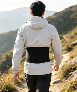 Cinturón de Soporte Lumbar Ajustable y Transpirable para Aliviar el Dolor de Espalda Baja, Soporte Lumbar Antideslizante con Compresión para Hombres/Mujeres, para el Trabajo - Product Image 2
